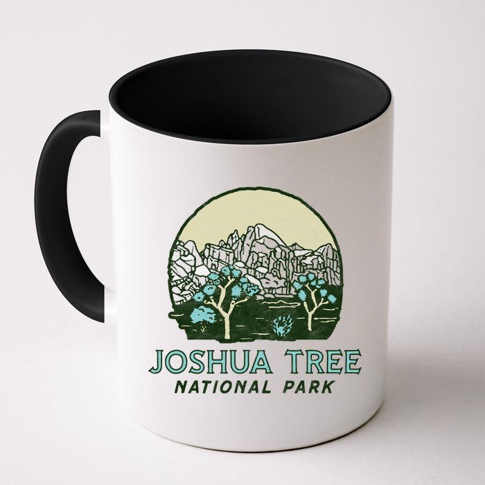 Joshua Tree National Park Vintage Mountains And Trees Sketch Gift Mug