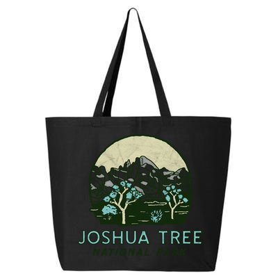 Joshua Tree National Park Vintage Mountains And Trees Sketch Gift 25L Jumbo Tote
