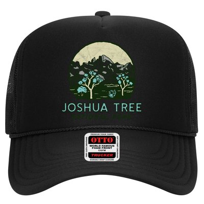 Joshua Tree National Park Vintage Mountains And Trees Sketch Gift Trucker Hat