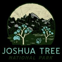 Joshua Tree National Park Vintage Mountains And Trees Sketch Gift Crop Top