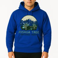 Joshua Tree National Park Vintage Mountains And Trees Sketch Gift Hoodie