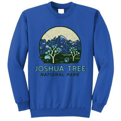 Joshua Tree National Park Vintage Mountains And Trees Sketch Gift Sweatshirt