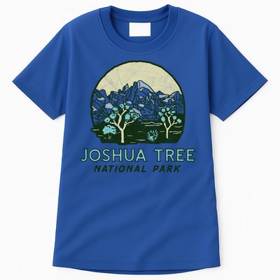 Joshua Tree National Park Vintage Mountains And Trees Sketch Gift Tall T-Shirt