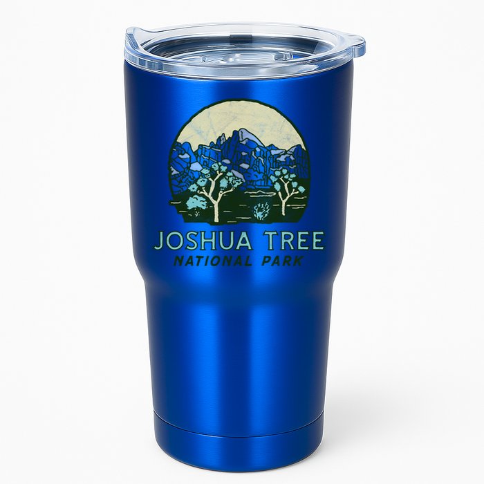 Joshua Tree National Park Vintage Mountains And Trees Sketch Gift Tumbler