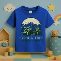 Joshua Tree National Park Vintage Mountains And Trees Sketch Gift Toddler T-Shirt