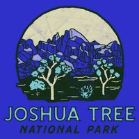 Joshua Tree National Park Vintage Mountains And Trees Sketch Gift Toddler T-Shirt