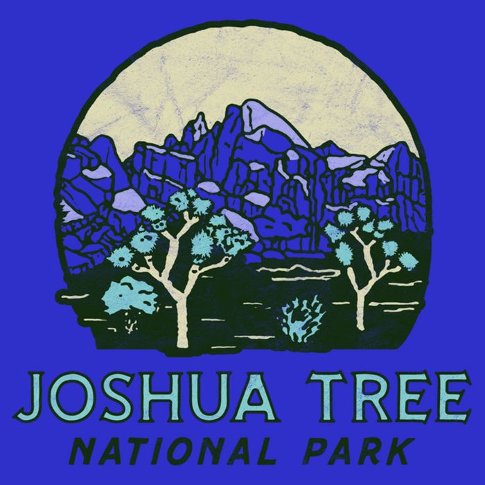 Joshua Tree National Park Vintage Mountains And Trees Sketch Gift Toddler T-Shirt