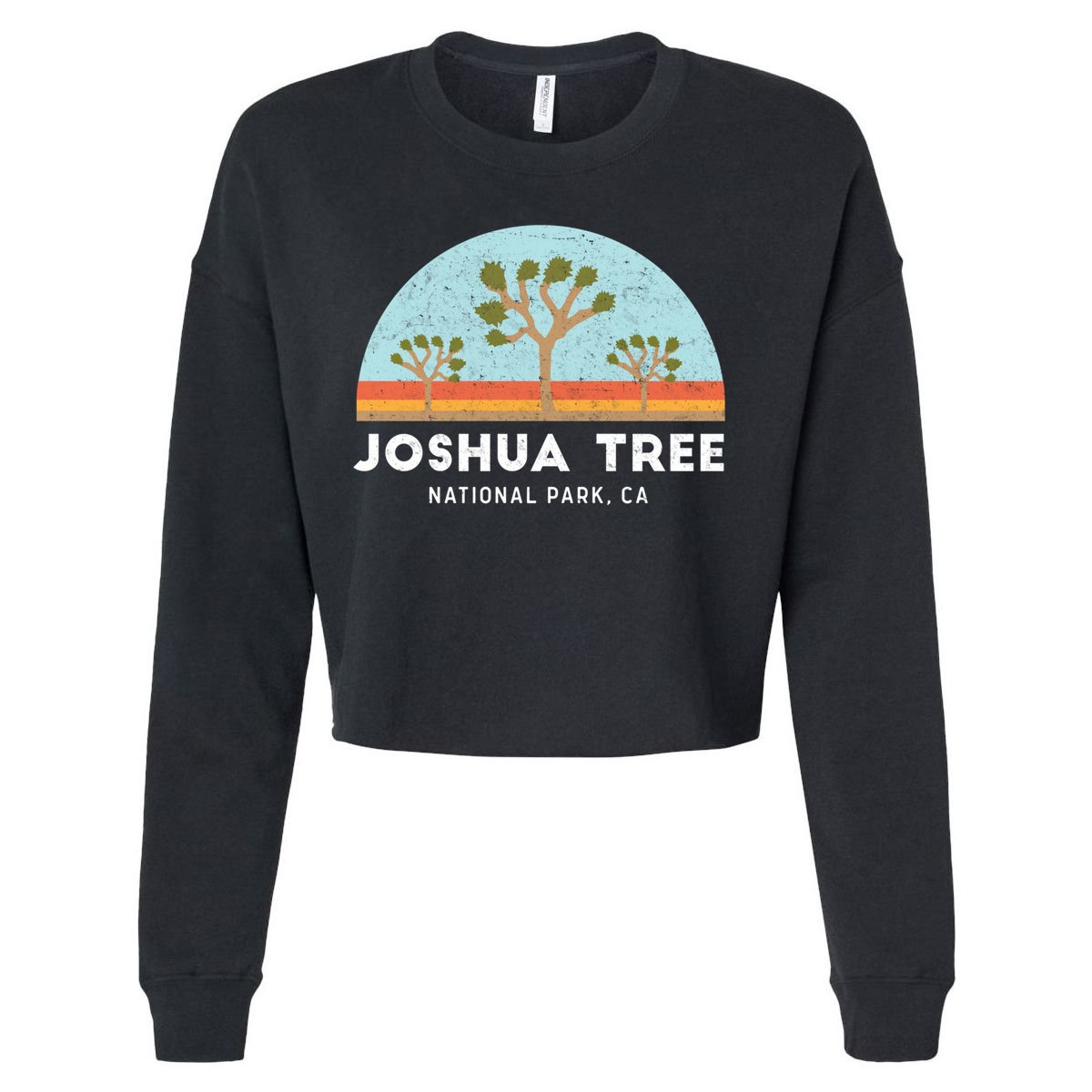 Joshua Tree National Park Meaningful Gift Cropped Pullover Crew