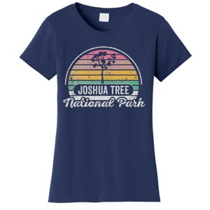 Joshua Tree National Park Retro Sunset Design Women's T-Shirt