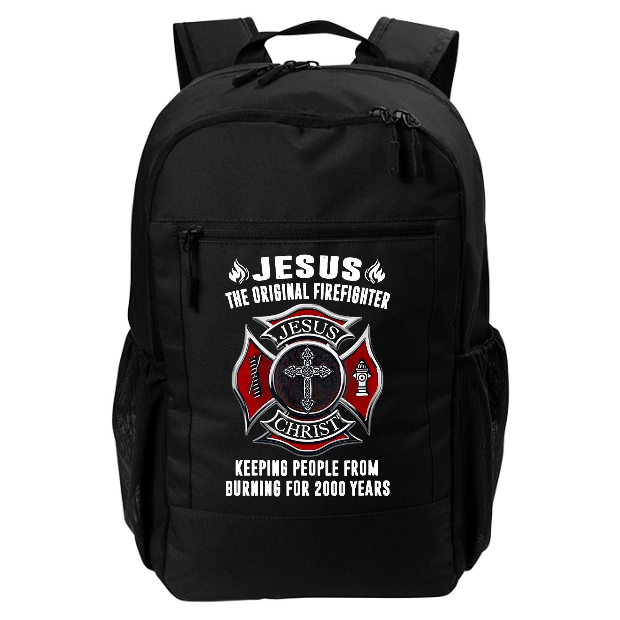 Jesus The Original Firefighter Backpack
