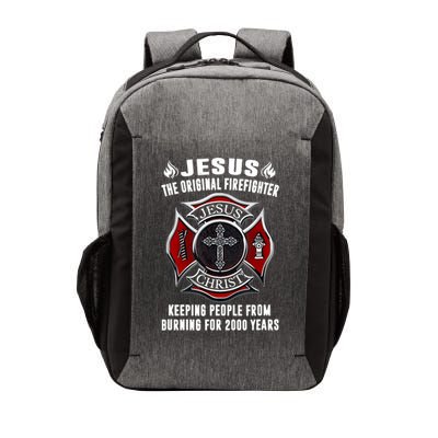 Jesus The Original Firefighter Vector Backpack