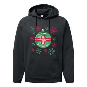 Je This Ornament Didn’T Hang Itself Ugly Christmas Sweater Performance Fleece Hoodie