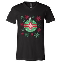 Je This Ornament Didn’T Hang Itself Ugly Christmas Sweater V-Neck T-Shirt