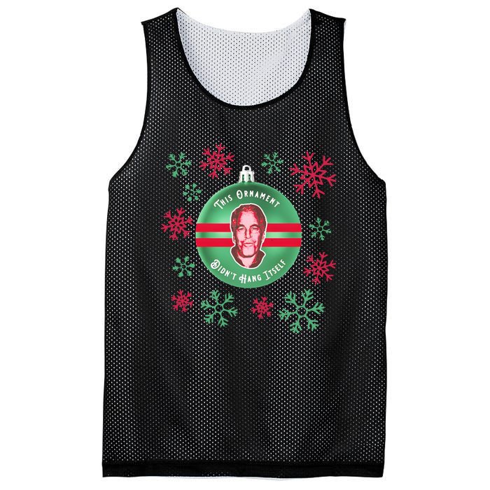 Je This Ornament Didn’T Hang Itself Ugly Christmas Sweater Mesh Reversible Basketball Jersey Tank