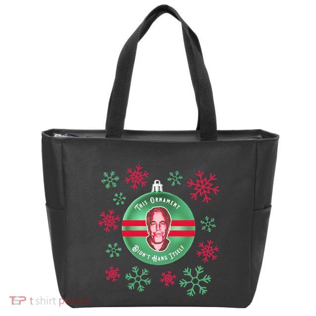 Je This Ornament Didn’T Hang Itself Ugly Christmas Sweater Zip Tote Bag