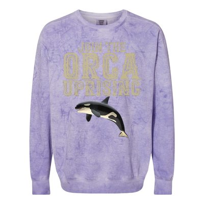 Join The Orca Uprising Colorblast Crewneck Sweatshirt