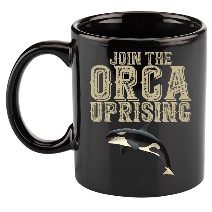 Join The Orca Uprising 11oz C Handle Ceramic Mug