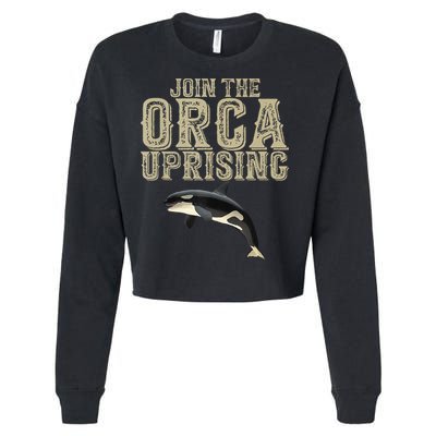 Join The Orca Uprising Cropped Pullover Crew