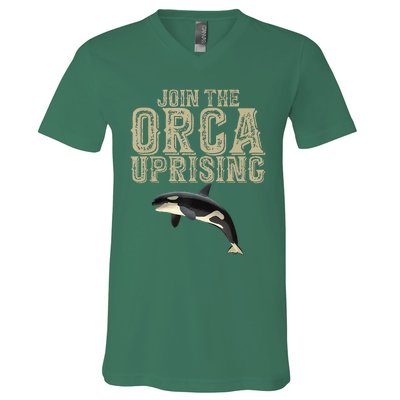 Join The Orca Uprising V-Neck T-Shirt