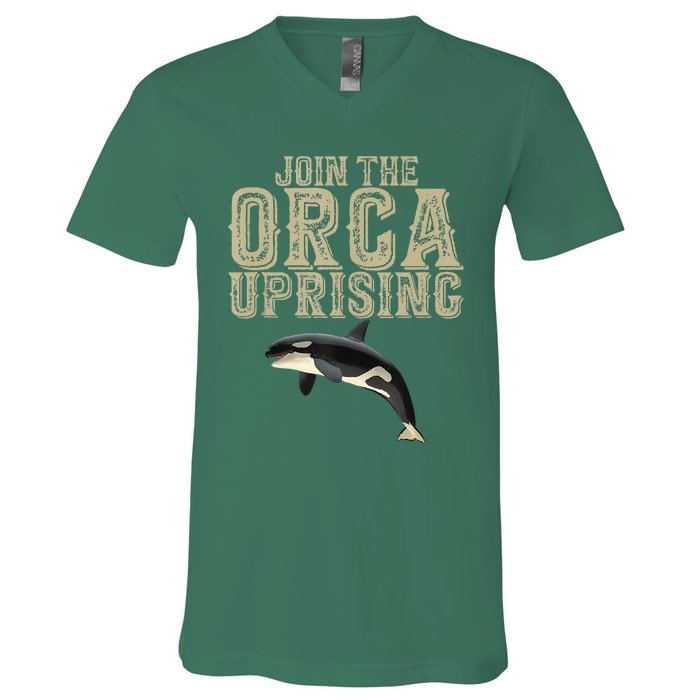 Join The Orca Uprising V-Neck T-Shirt