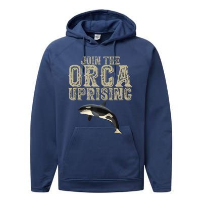 Join The Orca Uprising Performance Fleece Hoodie