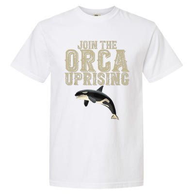 Join The Orca Uprising Garment-Dyed Heavyweight T-Shirt