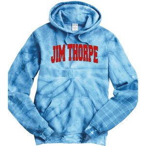 Jim Thorpe Pa Pennsylvania Varsity Style Usa Tie Dye Hoodie