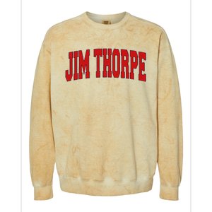 Jim Thorpe Pa Pennsylvania Varsity Style Usa Colorblast Crewneck Sweatshirt