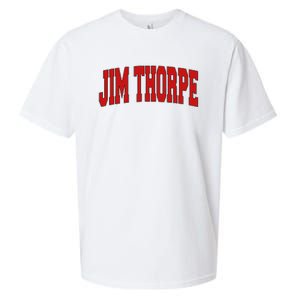 Jim Thorpe Pa Pennsylvania Varsity Style Usa Sueded Cloud Jersey T-Shirt