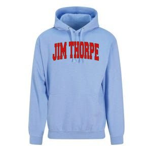 Jim Thorpe Pa Pennsylvania Varsity Style Usa Unisex Surf Hoodie