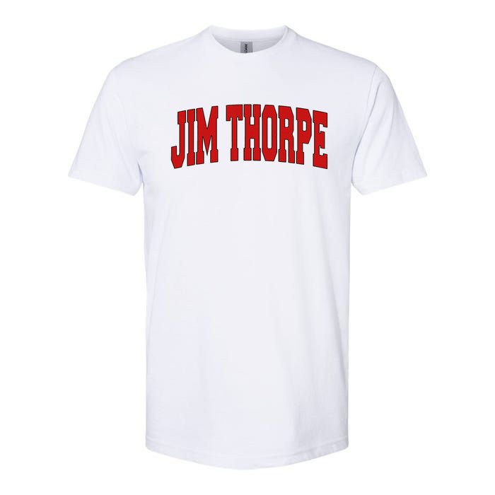 Jim Thorpe Pa Pennsylvania Varsity Style Usa Softstyle CVC T-Shirt