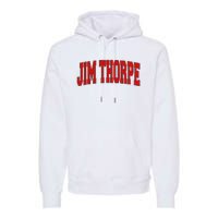 Jim Thorpe Pa Pennsylvania Varsity Style Usa Premium Hoodie