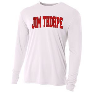 Jim Thorpe Pa Pennsylvania Varsity Style Usa Cooling Performance Long Sleeve Crew