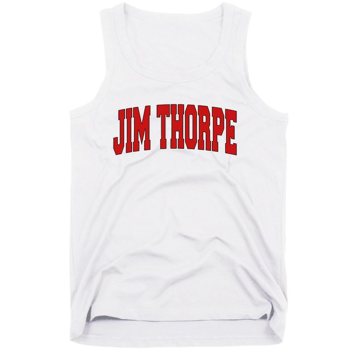 Jim Thorpe Pa Pennsylvania Varsity Style Usa Tank Top