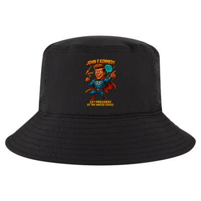 JFK The Presidential Chronicles Cool Comfort Performance Bucket Hat