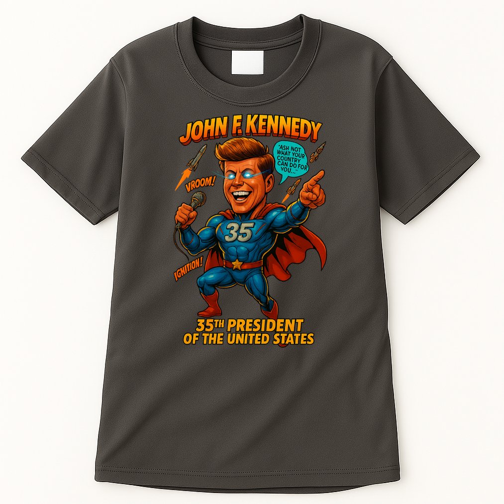 JFK The Presidential Chronicles Tall T-Shirt