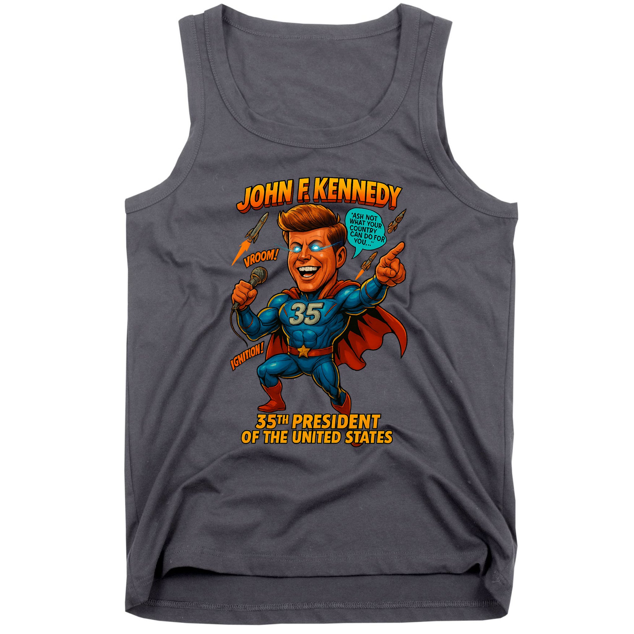 JFK The Presidential Chronicles Tank Top