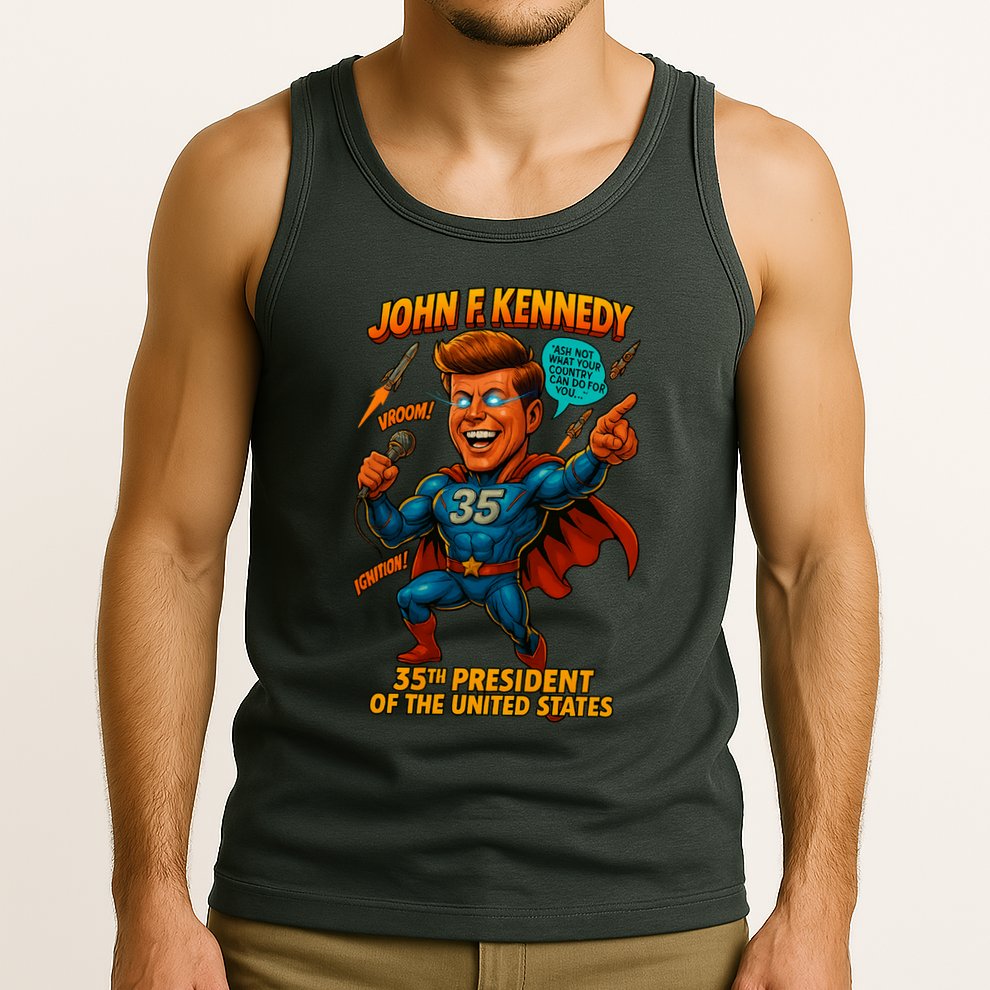 JFK The Presidential Chronicles Tank Top