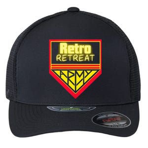 Join The Retro Retreat Army Flexfit Unipanel Trucker Cap