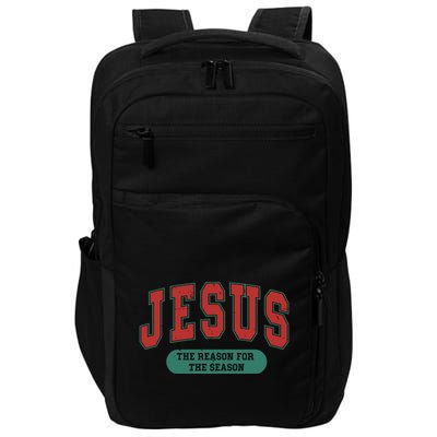 Jesus The Reason For The Season Faith Christmas Merry Christmas Impact Tech Backpack