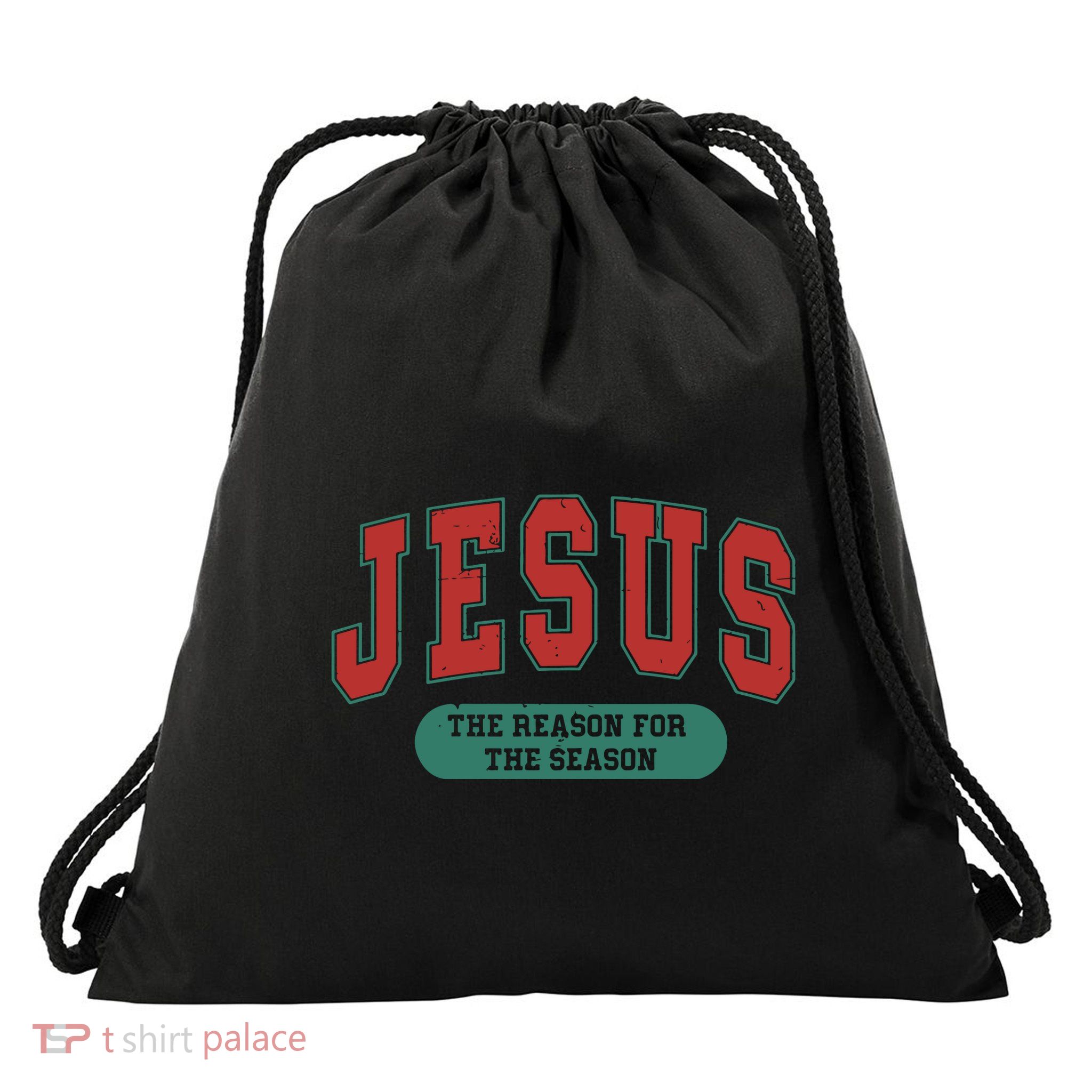 Jesus The Reason For The Season Faith Christmas Merry Christmas Drawstring Bag