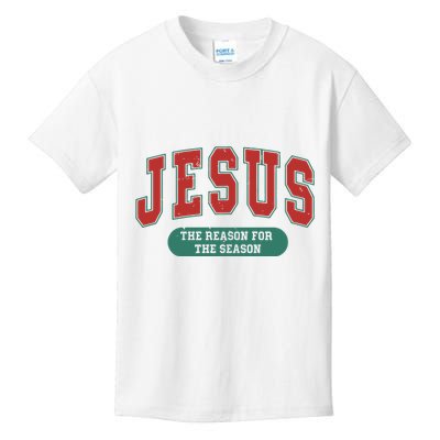 Jesus The Reason For The Season Faith Christmas Merry Christmas Kids T-Shirt