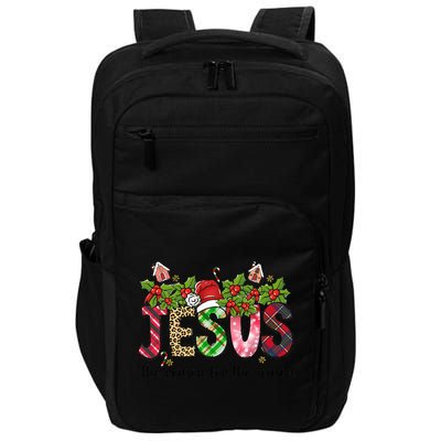 Jesus The Reason For The Season Christian Christmas God  Impact Tech Backpack