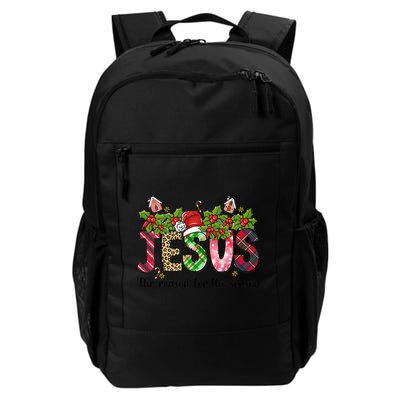 Jesus The Reason For The Season Christian Christmas God  Backpack