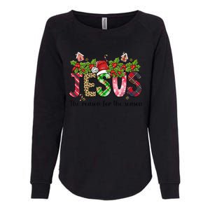 Jesus The Reason For The Season Christian Christmas God  Womens California Wash Sweatshirt