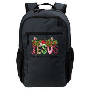 Jesus The Reason For The Season Christian Christmas God  Daily Commute Backpack