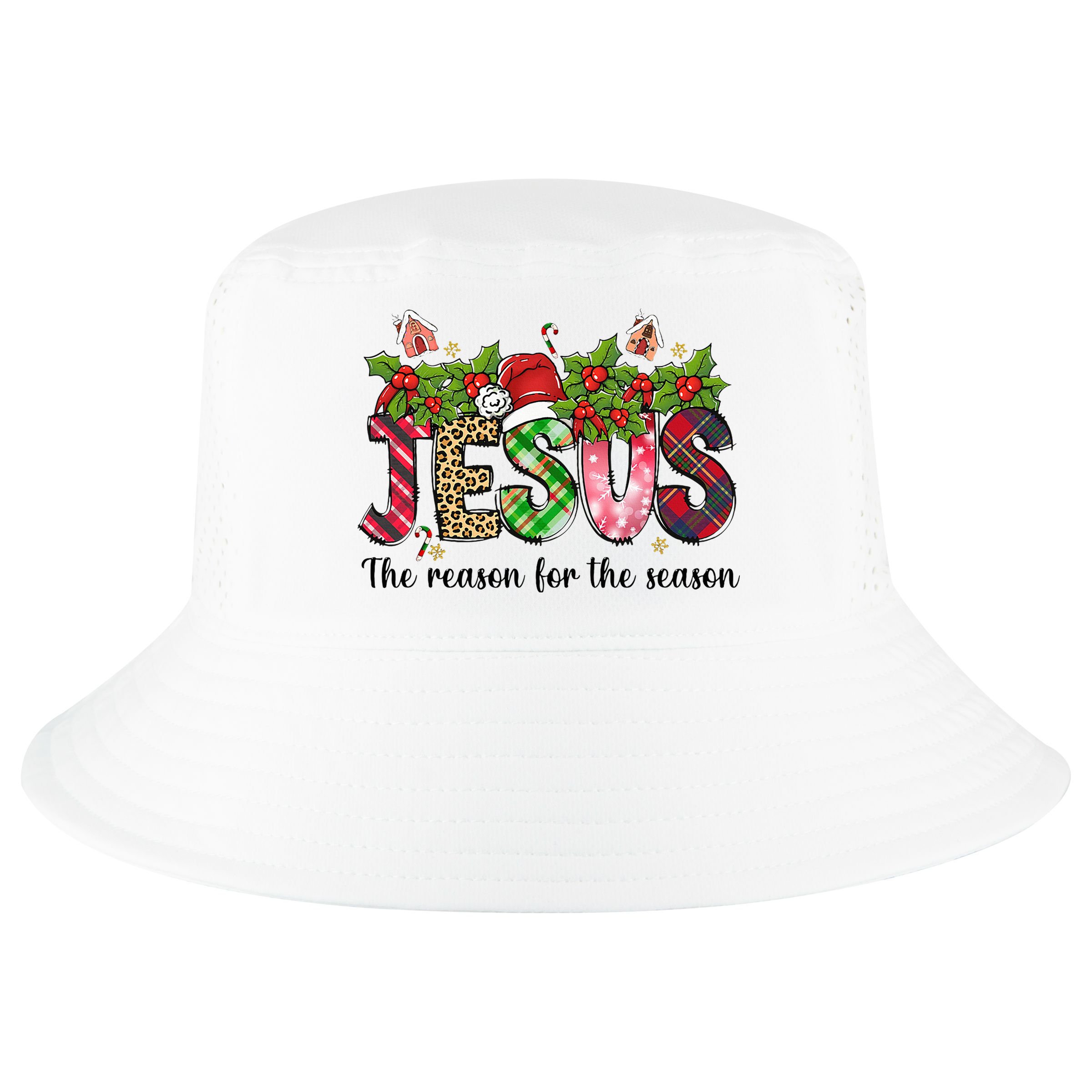 Jesus The Reason For The Season Christian Christmas God  Cool Comfort Performance Bucket Hat