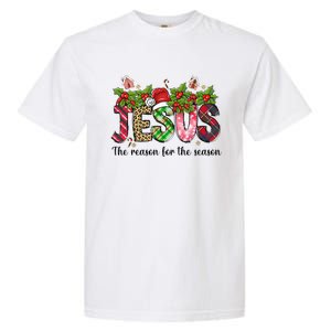 Jesus The Reason For The Season Christian Christmas God  Garment-Dyed Heavyweight T-Shirt