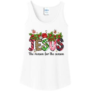 Jesus The Reason For The Season Christian Christmas God  Ladies Essential Tank