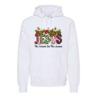 Jesus The Reason For The Season Christian Christmas God  Premium Hoodie